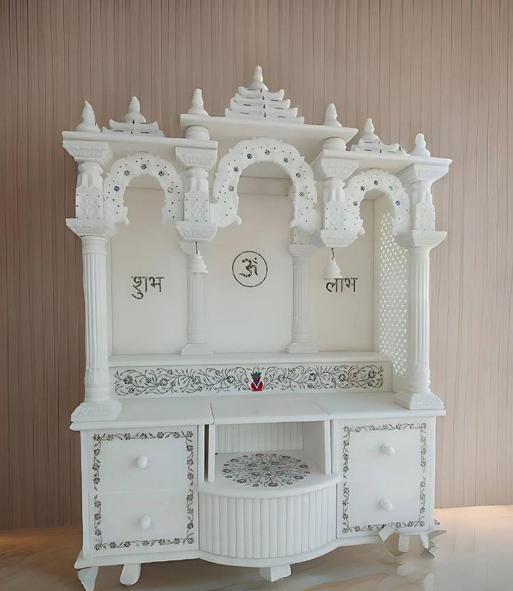 4 Feet Marble Mandir